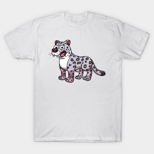 Happy Snow Leopard T-Shirt